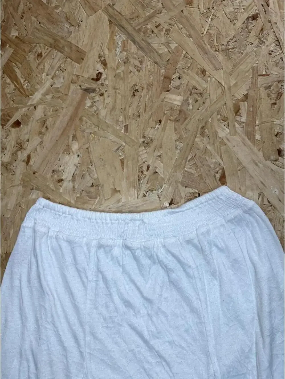 Faded Glory Girls XL 14 16 White Skirt Elastic Waist Ruffle Hem Casual